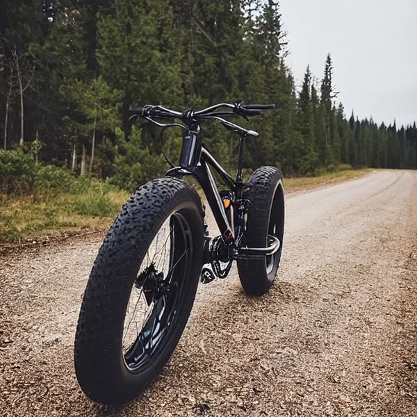 Fatbike-äventyr i skogen